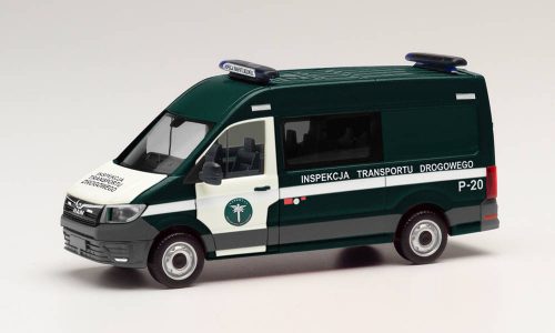 Herpa 096607 MAN TGE kisbusz, Inspekcja Transportu Polen (H0)