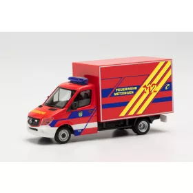Herpa 096690 Mercedes-Benz Sprinter 2013 dobozos tűzoltóautó, FW Metzingen (H0)
