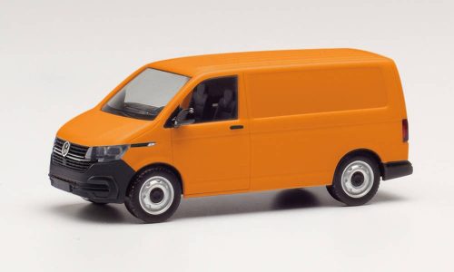 Herpa 096799 Volkswagen Transporter T6.1, dobozos, világos narancs (H0)
