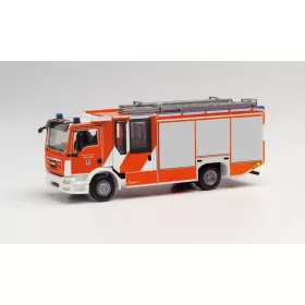   Herpa 096850 MAN TGM Ziegler Z-Cab tűzoltó - Feuerwehr Gräfelfing (H0)