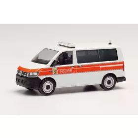   Herpa 096911 Volkswagen Transporter T6 busz - Police Bern/Schweiz (H0)