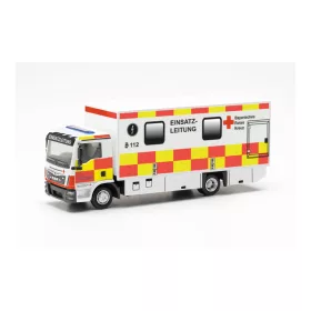 Herpa 097291 MAN TGL dobozos mentőautó, BRK Nürnberg (H0)