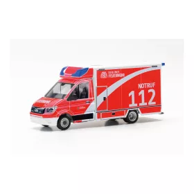 Herpa 097338 MAN TGE Fahrtec tűzoltó, Berliner FW (H0)