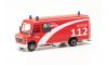 Herpa 097444 Mercedes-Benz Vario, dobozos tűzoltóautó - Berliner FW (H0)