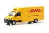 Herpa 097567 MAN TGE csomagszállító, DP/DHL (H0)