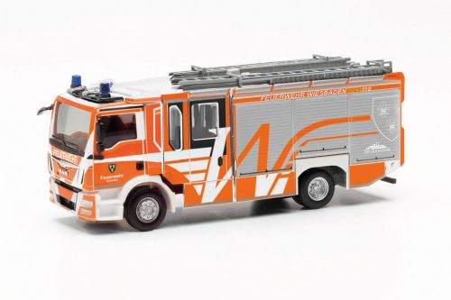 Herpa 097581 MAN TGM CC Z-Cab tűzoltóautó - FW Wiesbaden