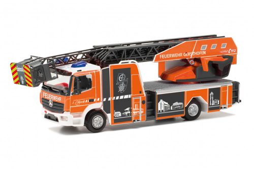 Herpa 097604 Mercedes-Benz Atego létrás tűzoltóautó - FW Gersth (H0)