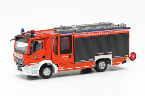 Herpa 097680 MAN TGM CC HLF tűzoltóautó - FW Ransbach (H0)