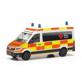   Herpa 097918 MAN TGE KTW mentőautó - Bayerisches Rotes Kreuz (H0)