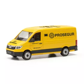   Herpa 097925 MAN TGE Kasten FD, dobozos - Prosegur Werttransporte (Nordrhein-Westfalen/Ratingen) (H0)