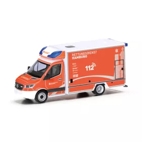   Herpa 098120 Mercedes-Benz Sprinter RTW tűzoltó - FW Hamburg (H0)