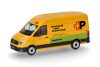 Herpa 098571 MAN eTGE Kasten Hochdach "Schweizer Post" (Schweiz)