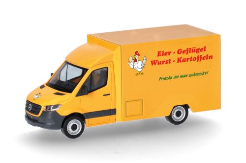Herpa 098656 Mercedes-Benz Sprinter 2018 Foodtruck - Eier (H0)