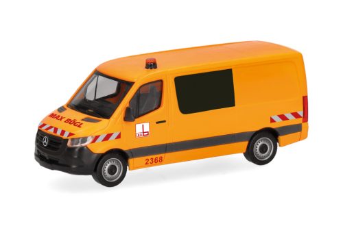 Herpa 098663 Mercedes-Benz Sprinter 2018 félbusz, Max Bögl (H0)
