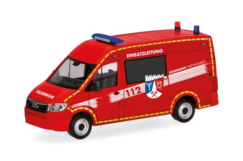 Herpa 098731 MAN TGE HD félbusz, FW Oberhausen (H0)