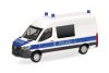 Herpa 098786 Mercedes-Benz Sprinter 2018 HD félbusz, Polizei (H0)