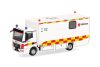 Herpa 098809 MAN TGL CC dobozos teherautó - Malteser (H0)