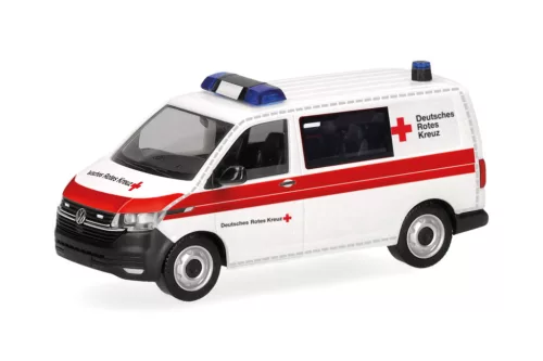 Herpa 098960 Volkswagen Transporter T6.1 mentőautó, DRK (H0)