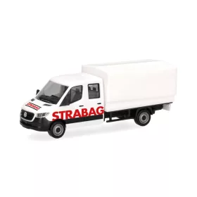 Herpa 098991 Mercedes-Benz Sprinter 18 DoKa - STRABAG (H0)