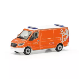   Herpa 099028 Mercedes-Benz Sprinter 18 tűzoltó félbusz, FW Düsseldorf (H0)