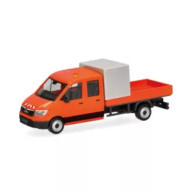 Herpa 099141 MAN TGE DoKa platós furgon - kommunális (H0)