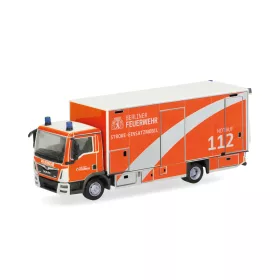   Herpa 099288 MAN TGL Euro 6c dobozos - Berliner Feuerwehr/Stroke-Einsatzmobil (H0)