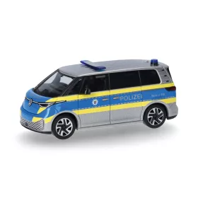 Herpa 099318 Volkswagen ID. Buzz People, Polizei Hessen (H0)