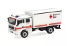 Herpa 099356 MAN TGM MzKw teherautó - GW-Logistik "BRK" (H0)
