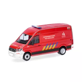   Herpa 099387 Volkswagen Crafter HD, dobozos tűzoltó - FW Interv (H0)