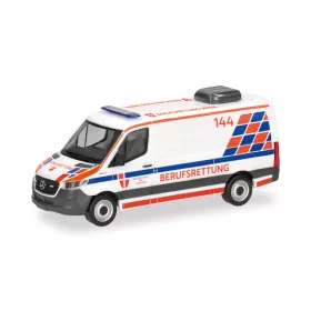   Herpa 099486 Mercedes-Benz Sprinter 2018 FD busz, Berufsrettung Wien (A) (H0)