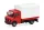 Herpa 099509 Mercedes-Benz T2 ponyvás furgon - piros/fehér (H0)