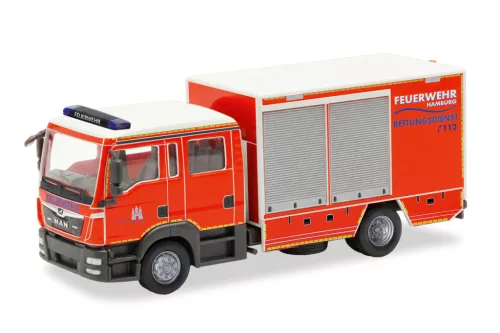 Herpa 099578 MAN TGL Euro6 GW-SAN tűzoltó - Feuerwehr Hamburg (H0)