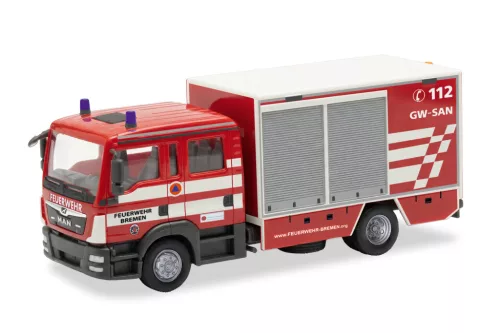 Herpa 099592 MAN TGL Euro6 GW-SAN tűzoltó - FW Bremen (H0)
