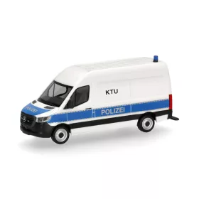   Herpa 099622 Mercedes-Benz Sprinter 2018 HD, dobozos, Polizei (H0)