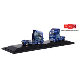 Herpa 110969 Volvo FH Gl nyergesvontató-pár, Ingo Dinges (Rheinland-Pfalz / Grünstadt) (H0) 