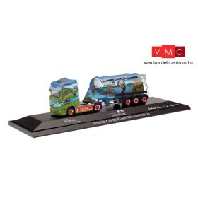 Herpa 122054 Scania CS20 HD nyergesvontató, Bulk-silótartályos félpótkocsival - Jürgen Sc