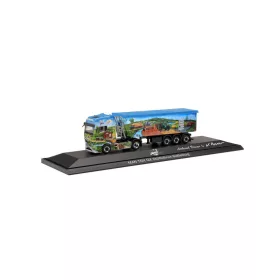   Herpa 122153 MAN TGX GX nyergesvontató, Stöffelliner billencs félpótkocsival - Agrosprinter (H0) - PC