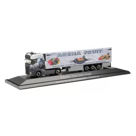   Herpa 122269 Scania CS 20 nyergesvontató, hűtődobozos félpótkocsival - Arena Fruit (H0) - PC