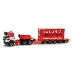   Herpa 158503 Mercedes-Benz SK'94 low-boy semitrailer with container "Colonia"  H