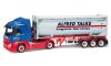 Herpa 302425 Mercedes-Benz Actros Streamspace 2.3 nyergesvontató, silótartályos félpótkocs