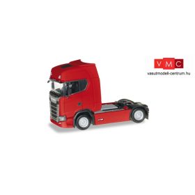 Herpa 306768-002 Scania CS20 HD nyergesvontató, piros (H0)