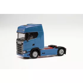 Herpa 306768-004 Scania CS 2020 HD nyergesvontató - kék (H0)