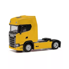   Herpa 306768-005 Scania CS 20 HD nyergesvontató - sárga (H0)