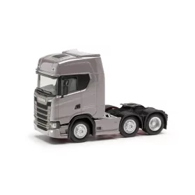  Herpa 307543-004 Scania CS HD 6x2 nyergesvontató - szürke (H0)