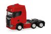 Herpa 307543-005 Scania CS 20 HD 6x2 nyergesvontató - piros (H0)