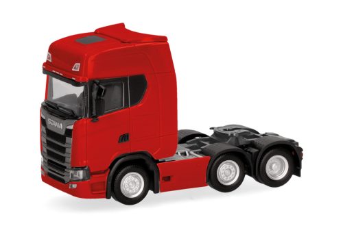 Herpa 307543-005 Scania CS 20 HD 6x2 nyergesvontató - piros (H0)