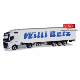   Herpa 309691 Volvo FH GL nyergesvontató, hűtődobozos félpótkocsival - Willi Betz (H0)