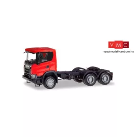 Herpa 309752 Scania CG 17 6x6 nyergesvontató, piros (H0)