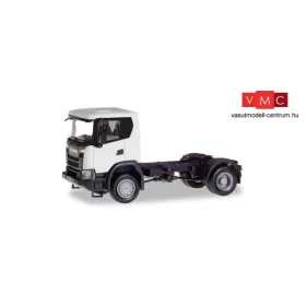 Herpa 309769 Scania CG 17 4x4 nyergesvontató, fehér (H0)