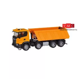 Herpa 309943 Scania CG 17 8x4 billencs, kommunálsárga (H0)